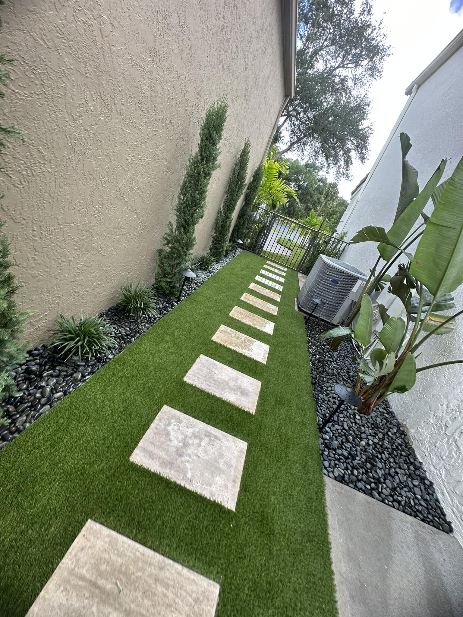 Baldo’s Landscaping inc Facebook ad: Lawn maintenance, landscaping desig, lawn sprinklers…