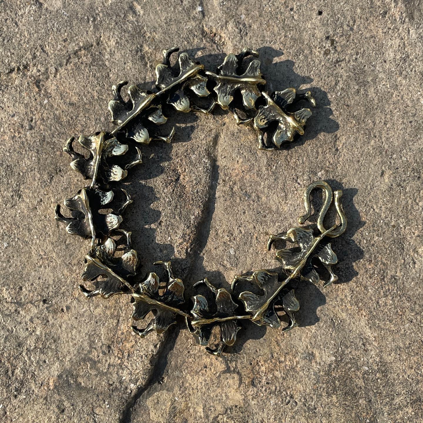 Iden handmade jewelry Facebook ad: Bracelet Centipede.
