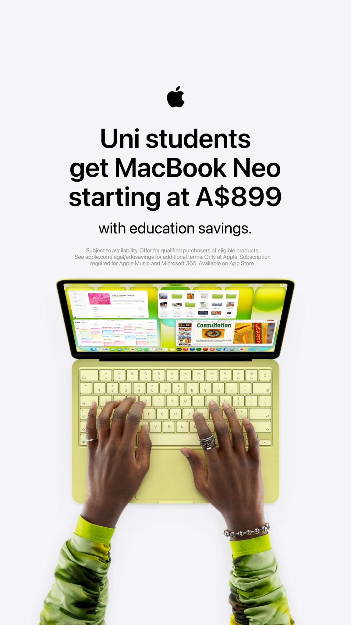 Apple Facebook ad