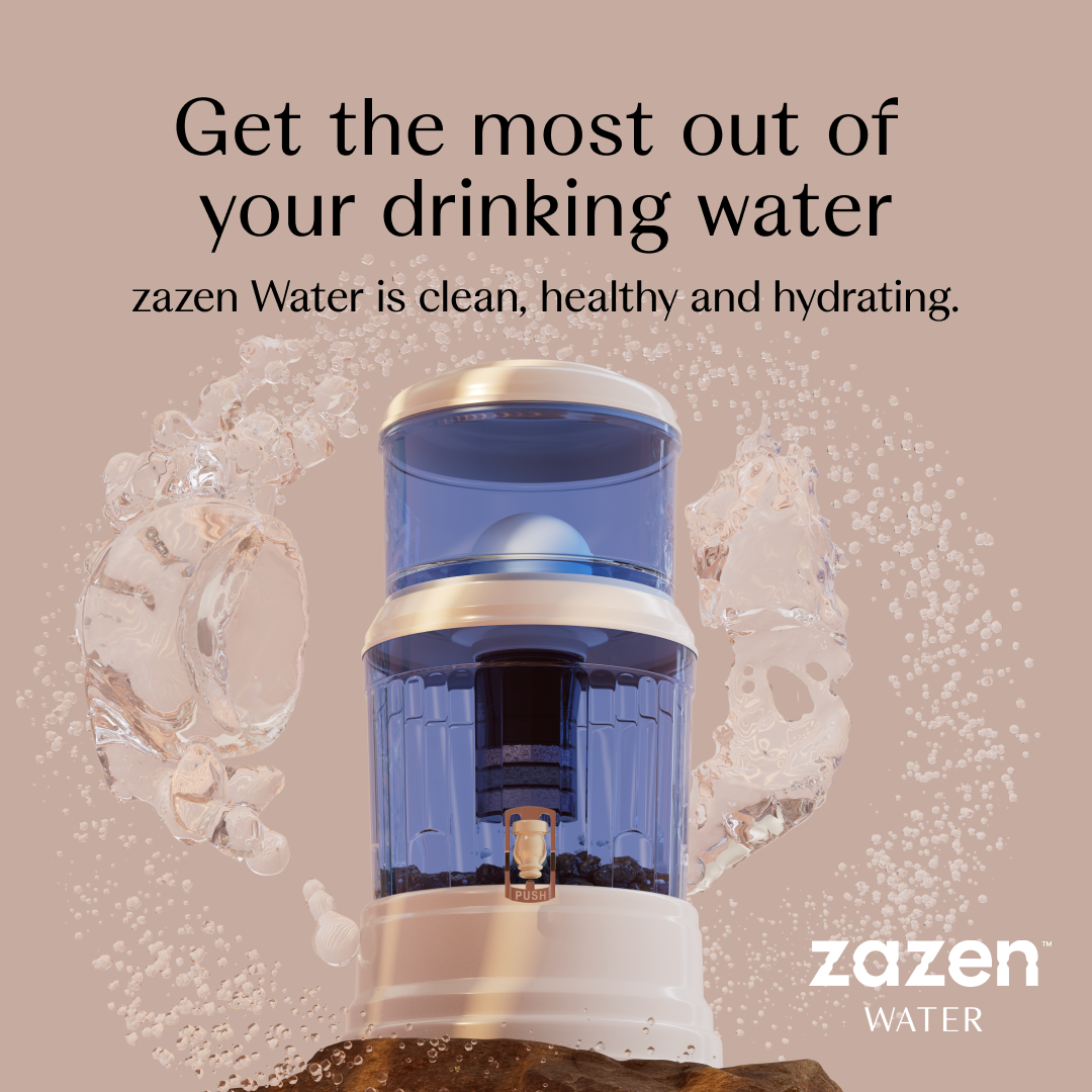 zazen Alkaline Water Facebook ad