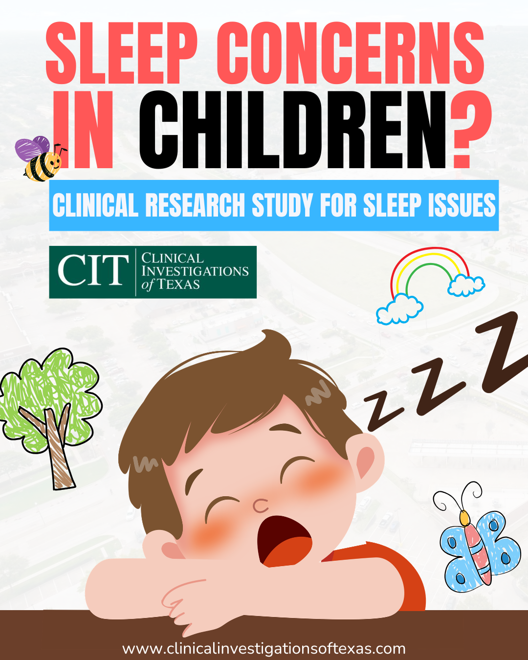 Clinical Investigations of Texas Facebook ad: Child Sleep Study Now Enrolling