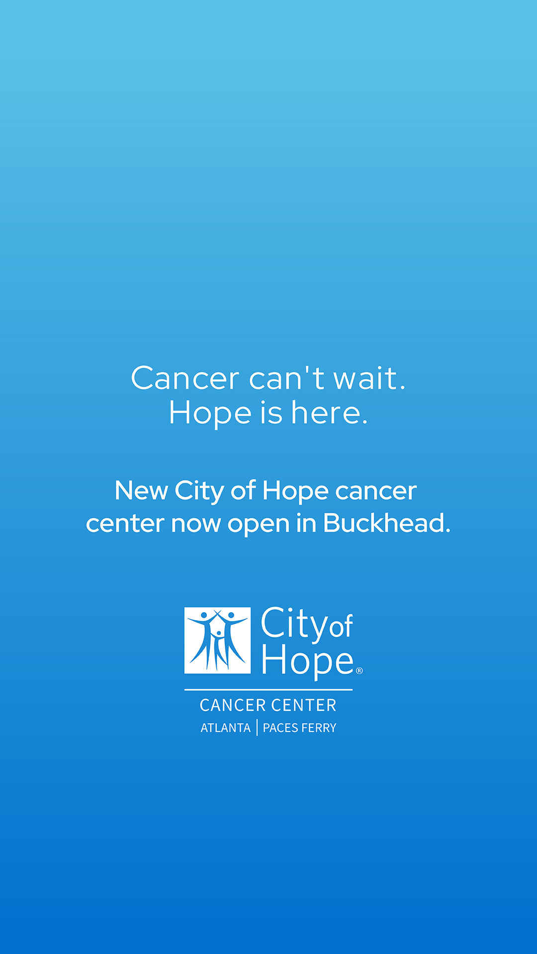 City of Hope Atlanta Facebook ad from Feb 23, 2026