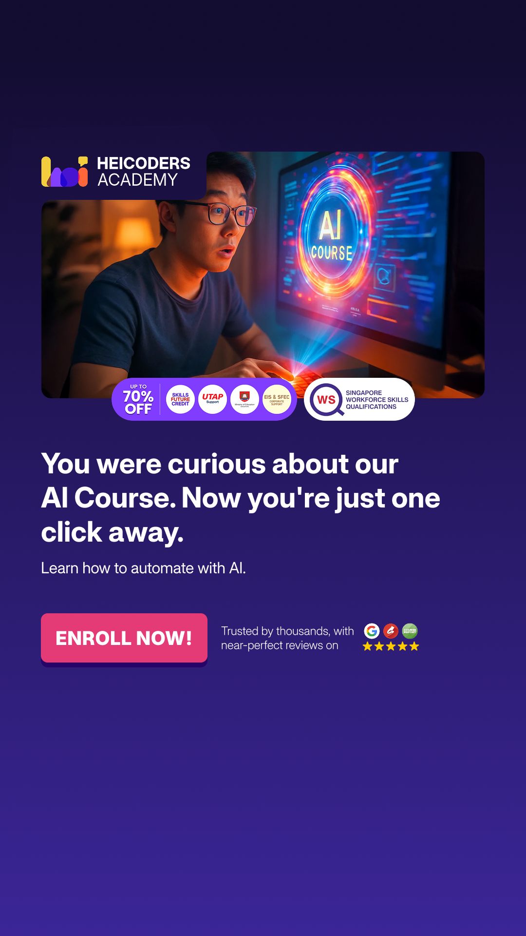 Heicoders Academy Facebook ad