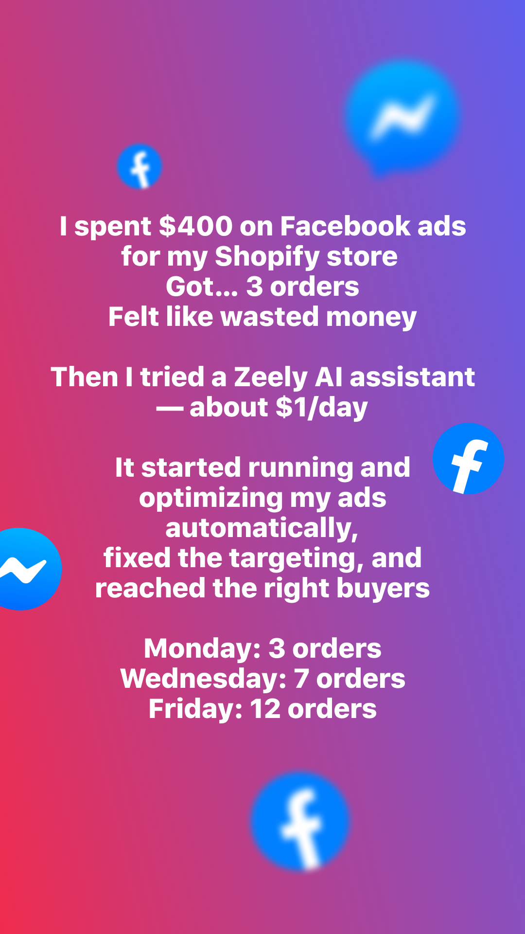Zeely Facebook ad
