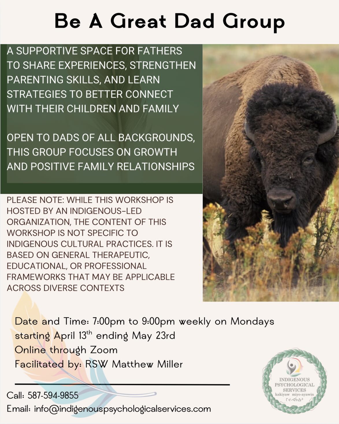 Indigenous Psychological Services Facebook ad