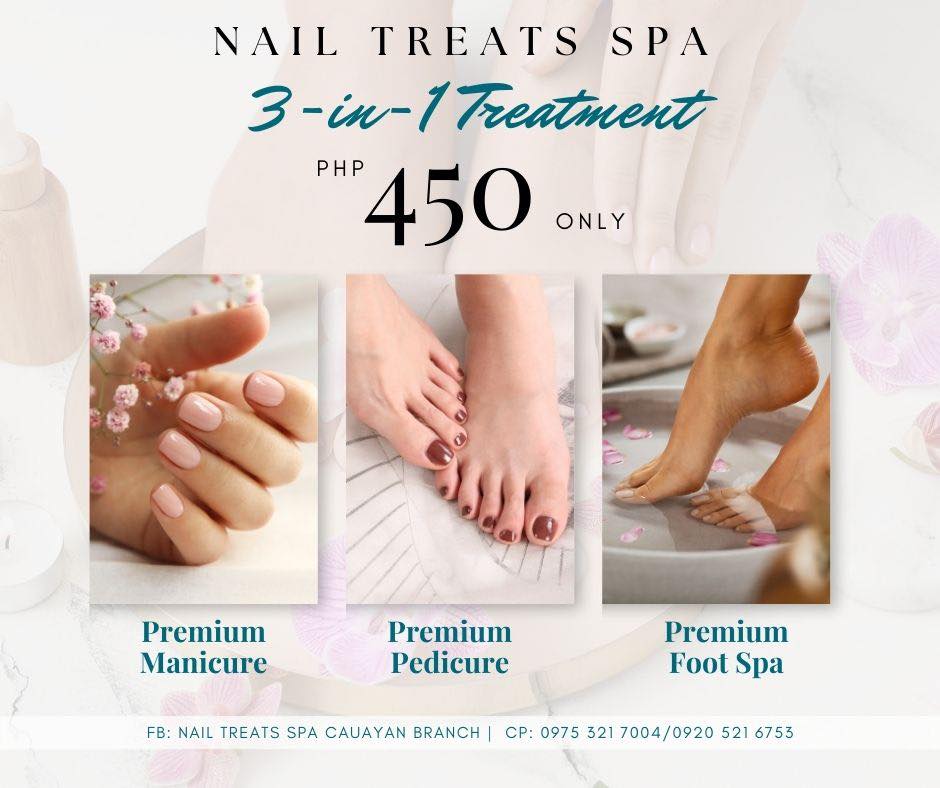 Nail Treats Spa Cauayan Branch Facebook ad: It’s Time for You at Nail Treats Spa