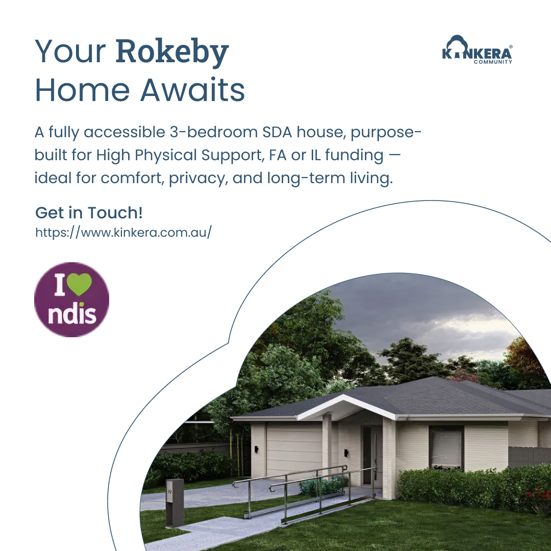 KinKera Community Facebook ad: Accessible SDA Living in Rokeby