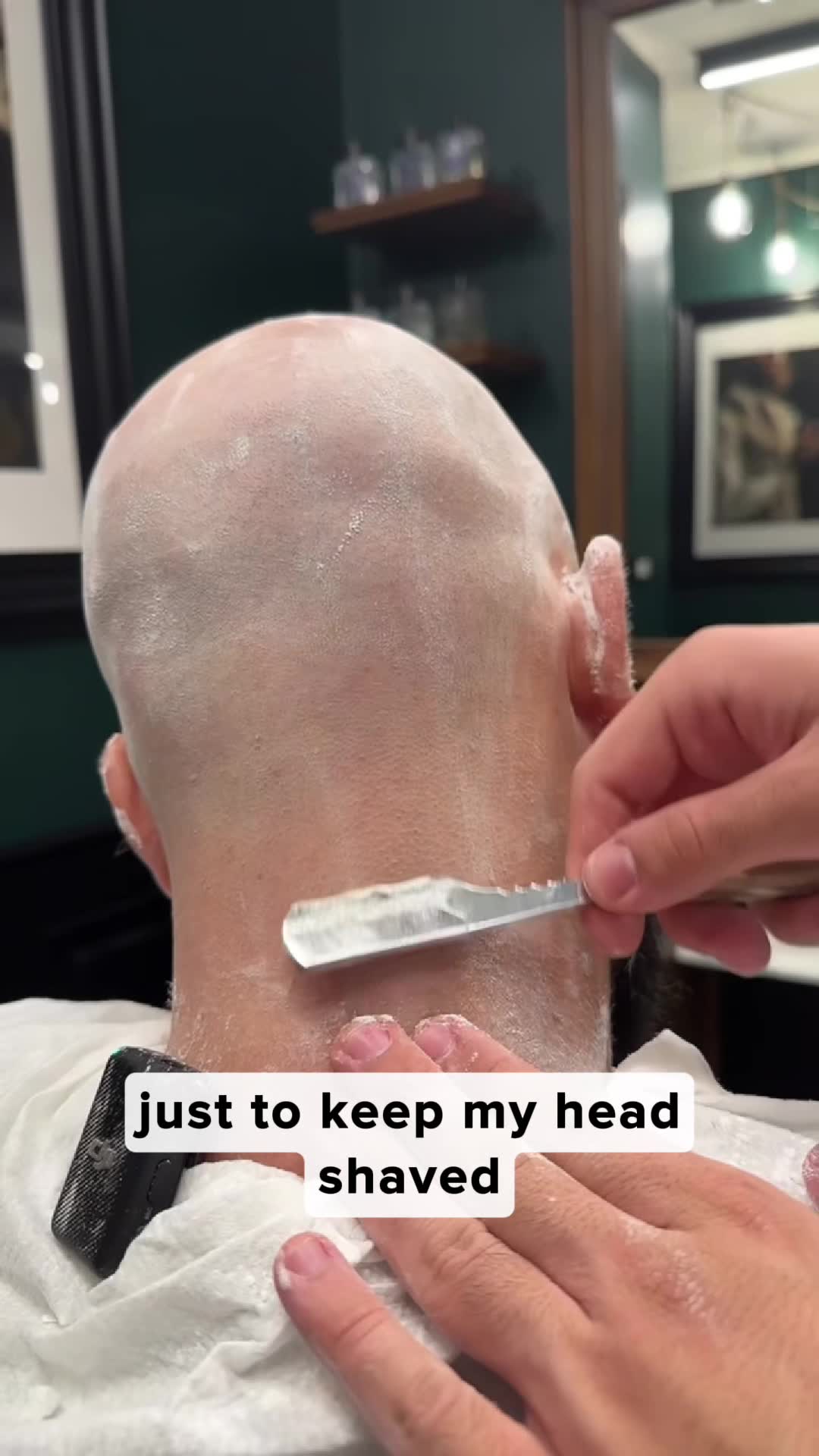 BarberScape Facebook ad: Smoother, Cleaner, Faster Shave