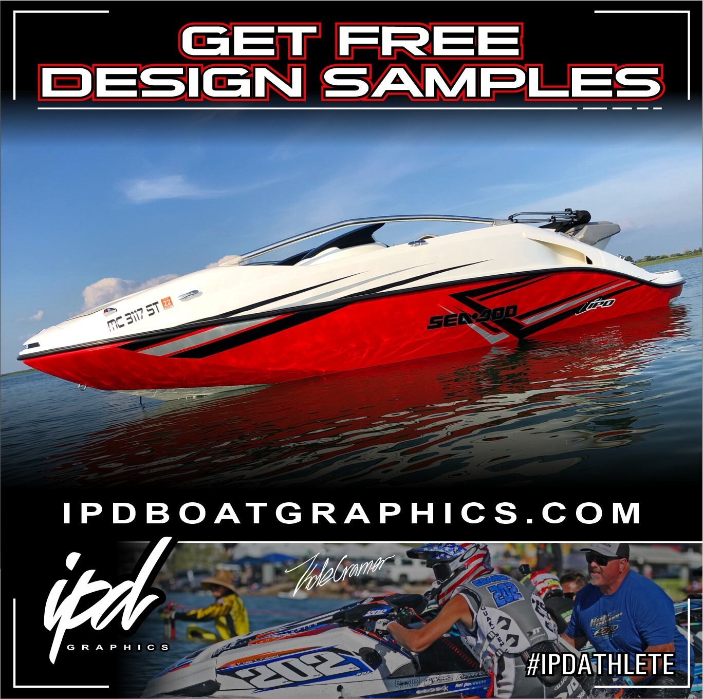 IPD Boat Graphics Facebook ad