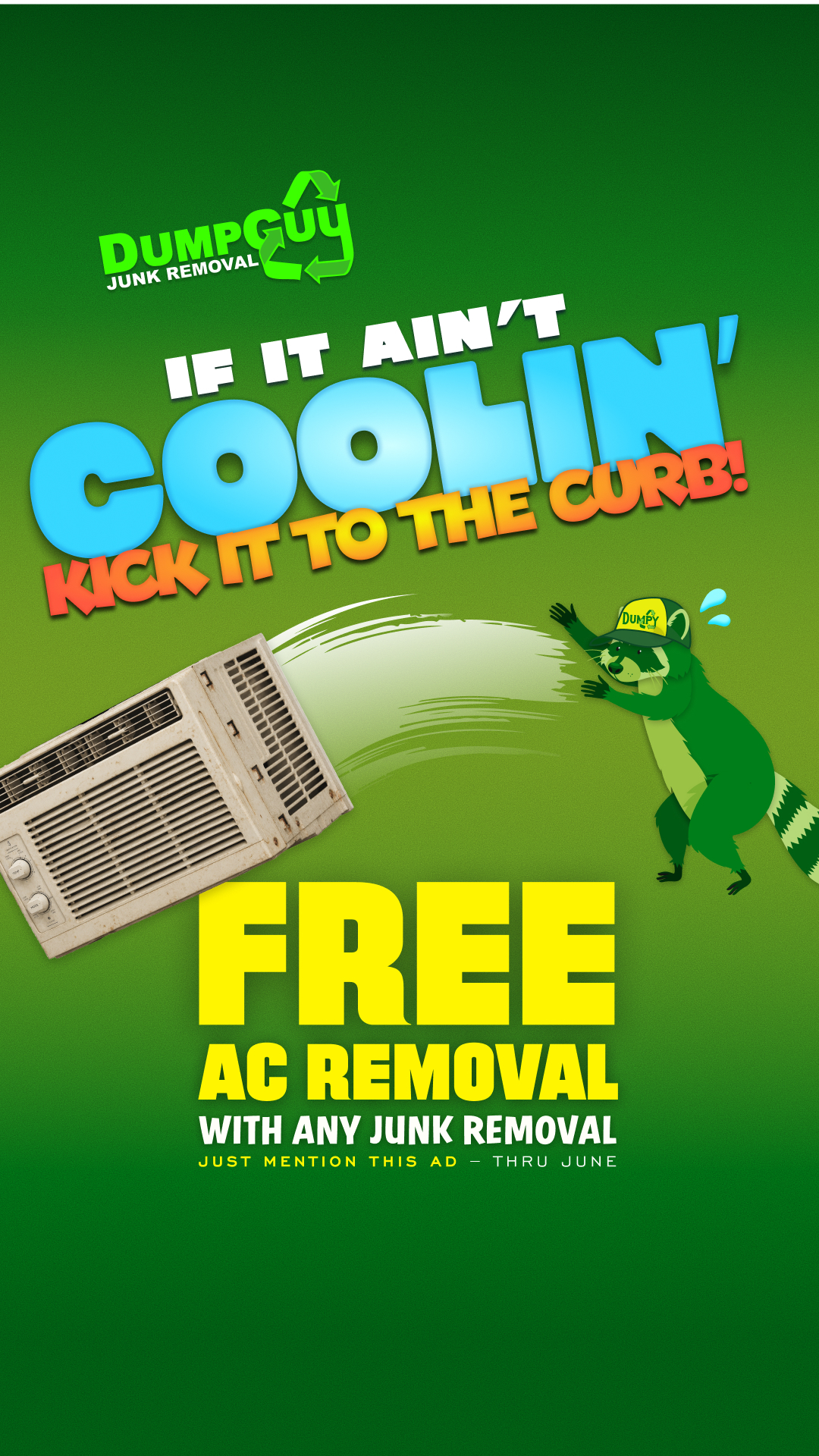 Dump Guy Facebook ad from Jun 1, 2026