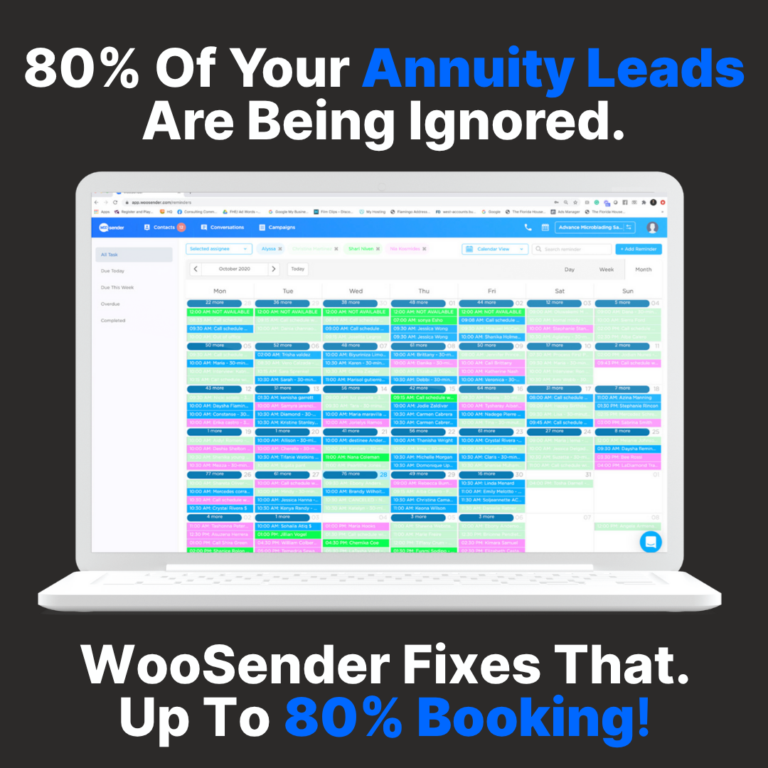WooSender AI Facebook ad