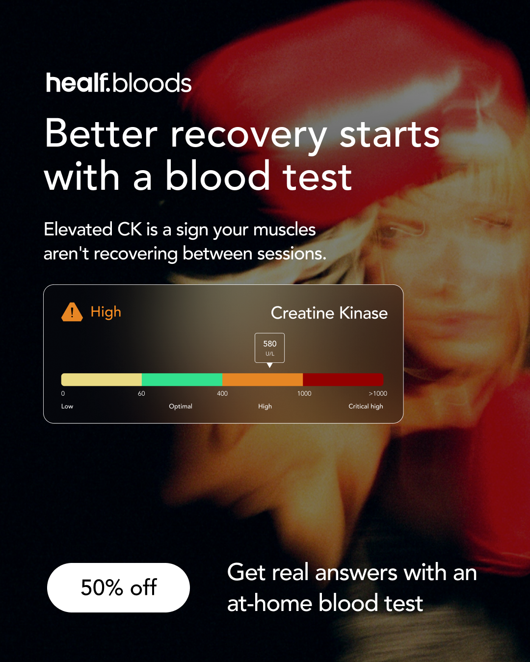 Healf. Facebook ad
