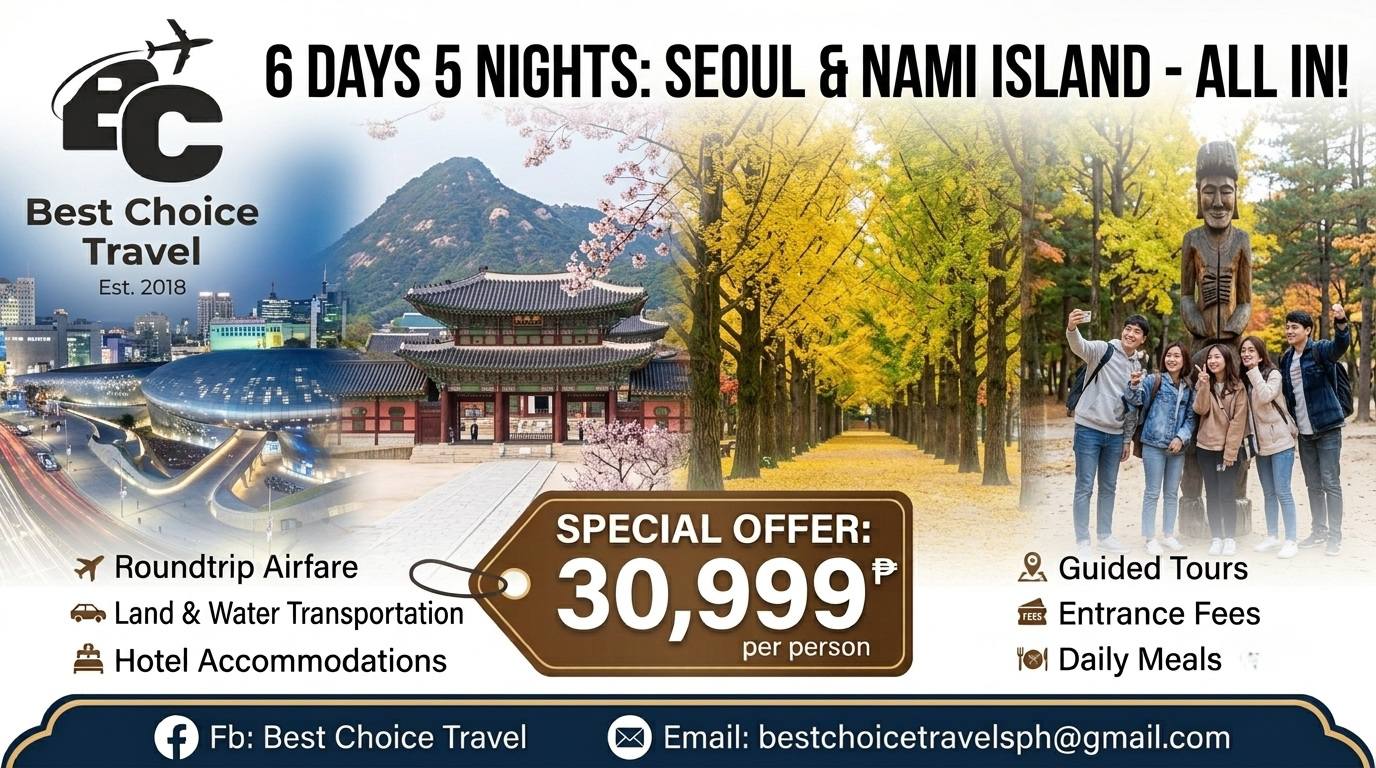 Best Choice Travel Facebook ad: K-DREAM COME TRUE!