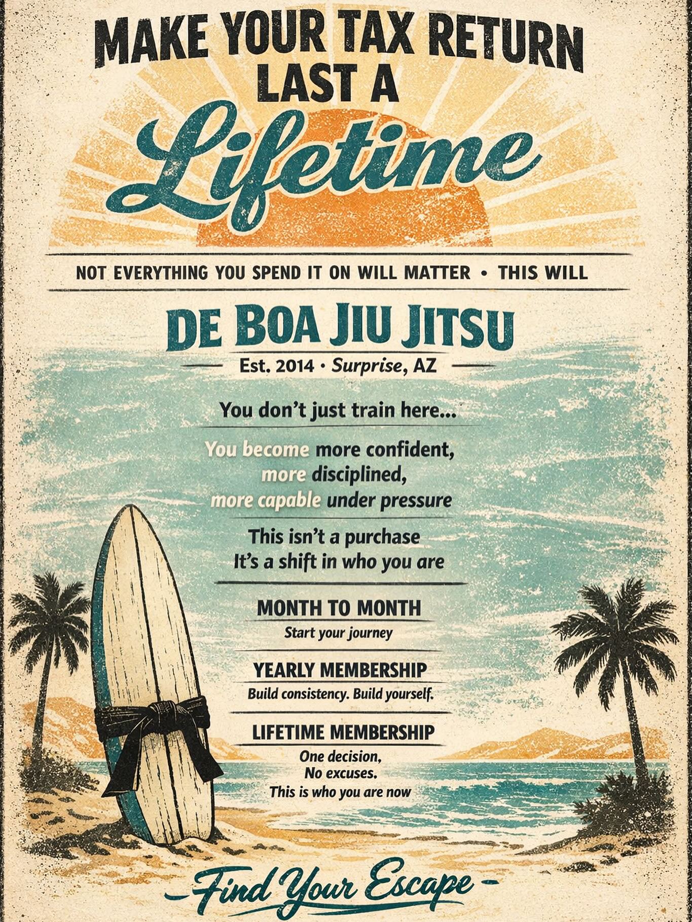 De Boa Jiu Jitsu Academy Facebook ad