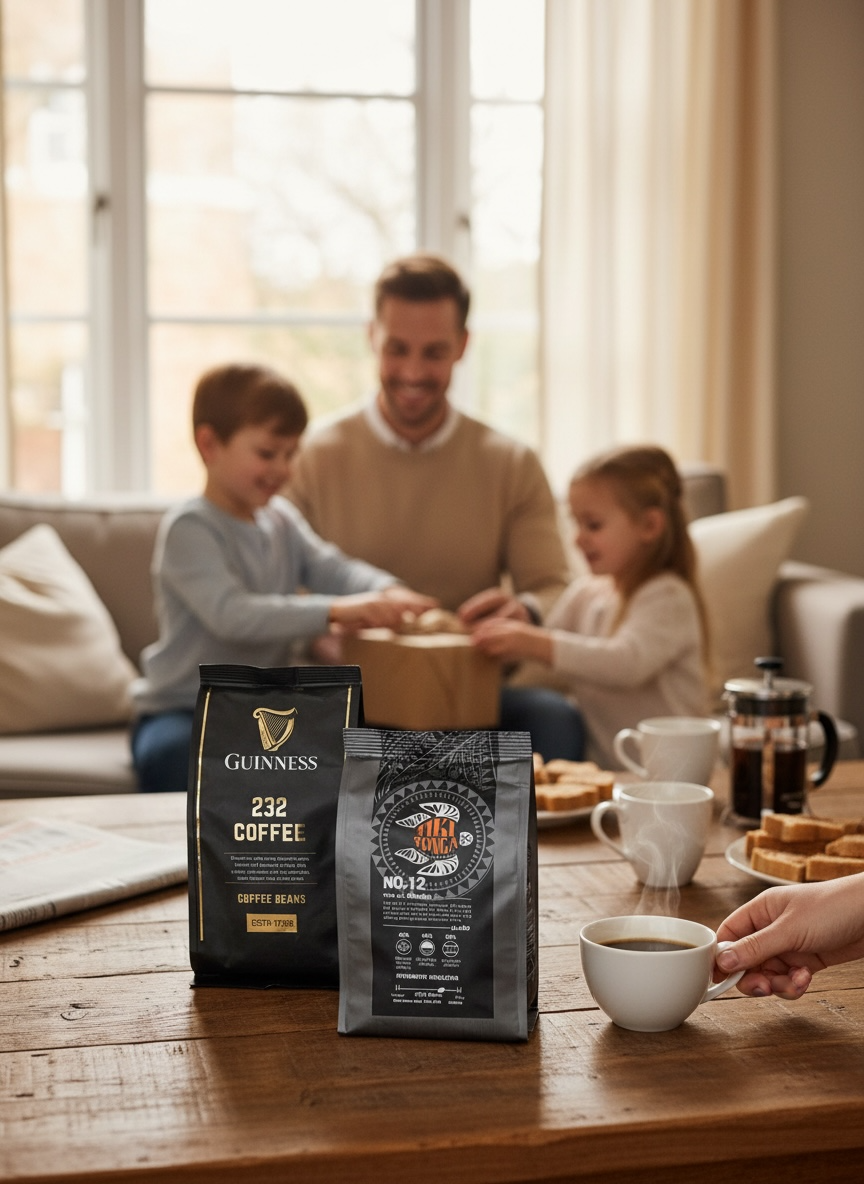 Tiki Tonga Coffee Roasters Facebook ad