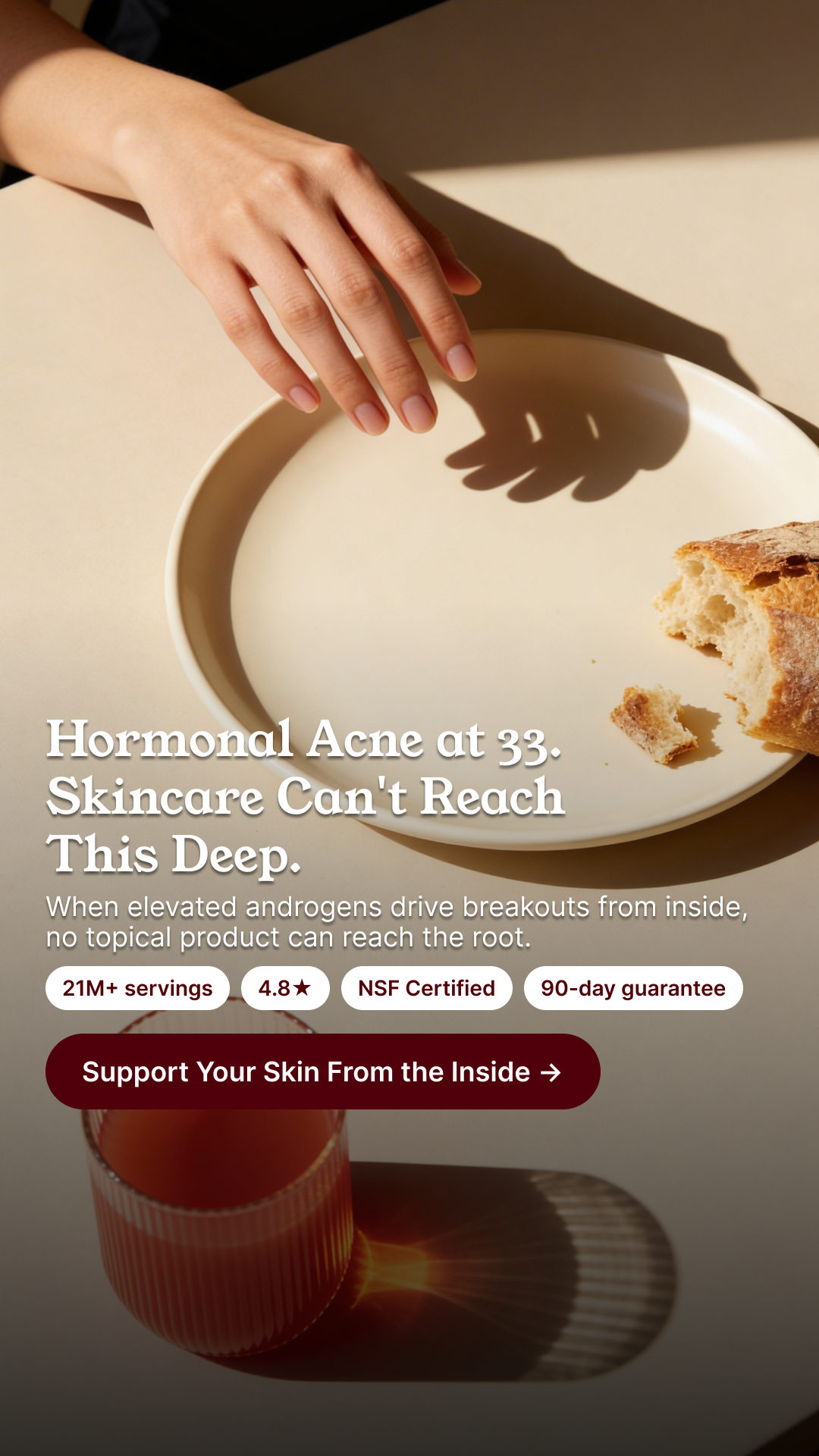 IM8 Health Facebook ad