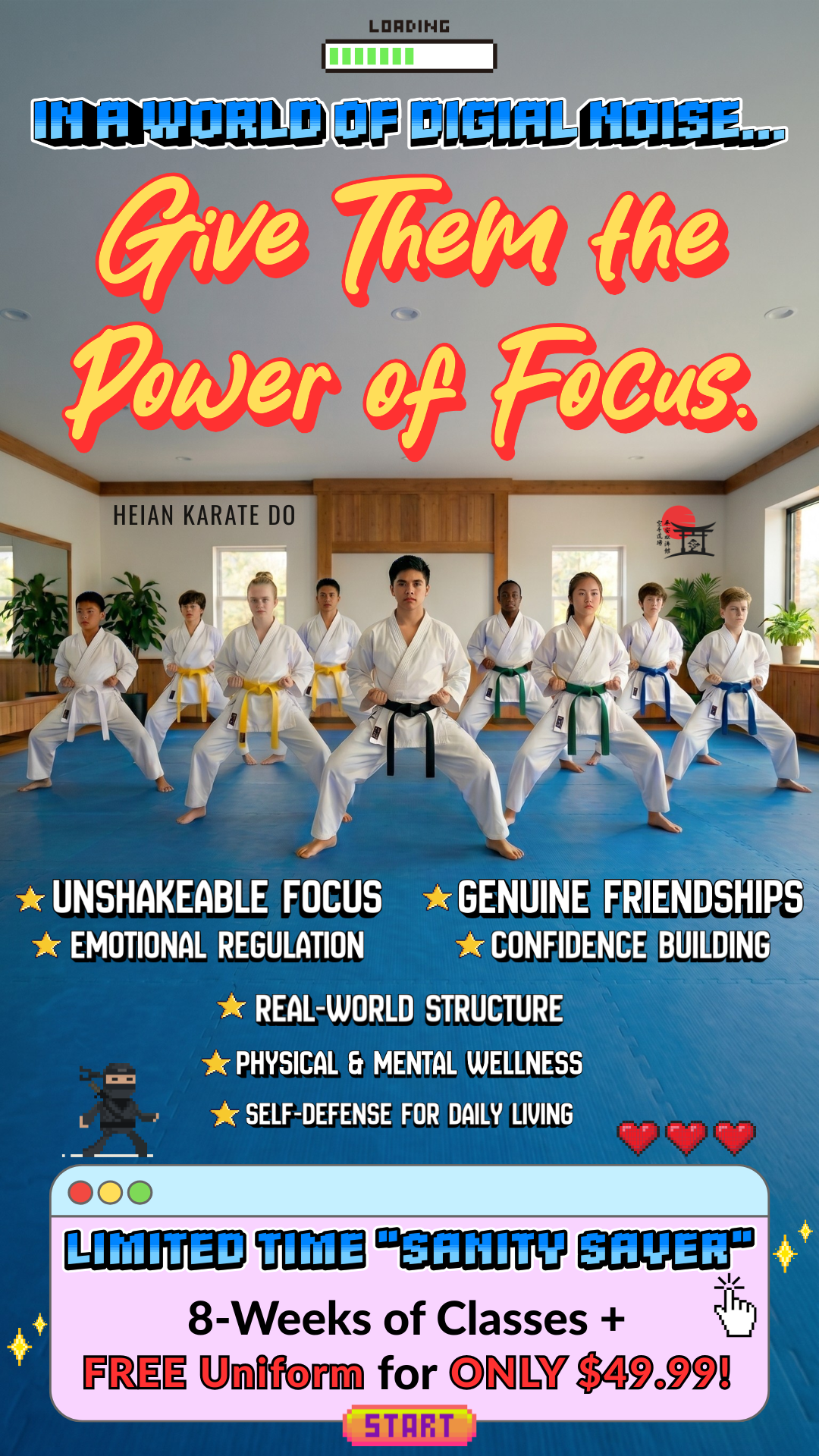 Heian Karate Do Facebook ad