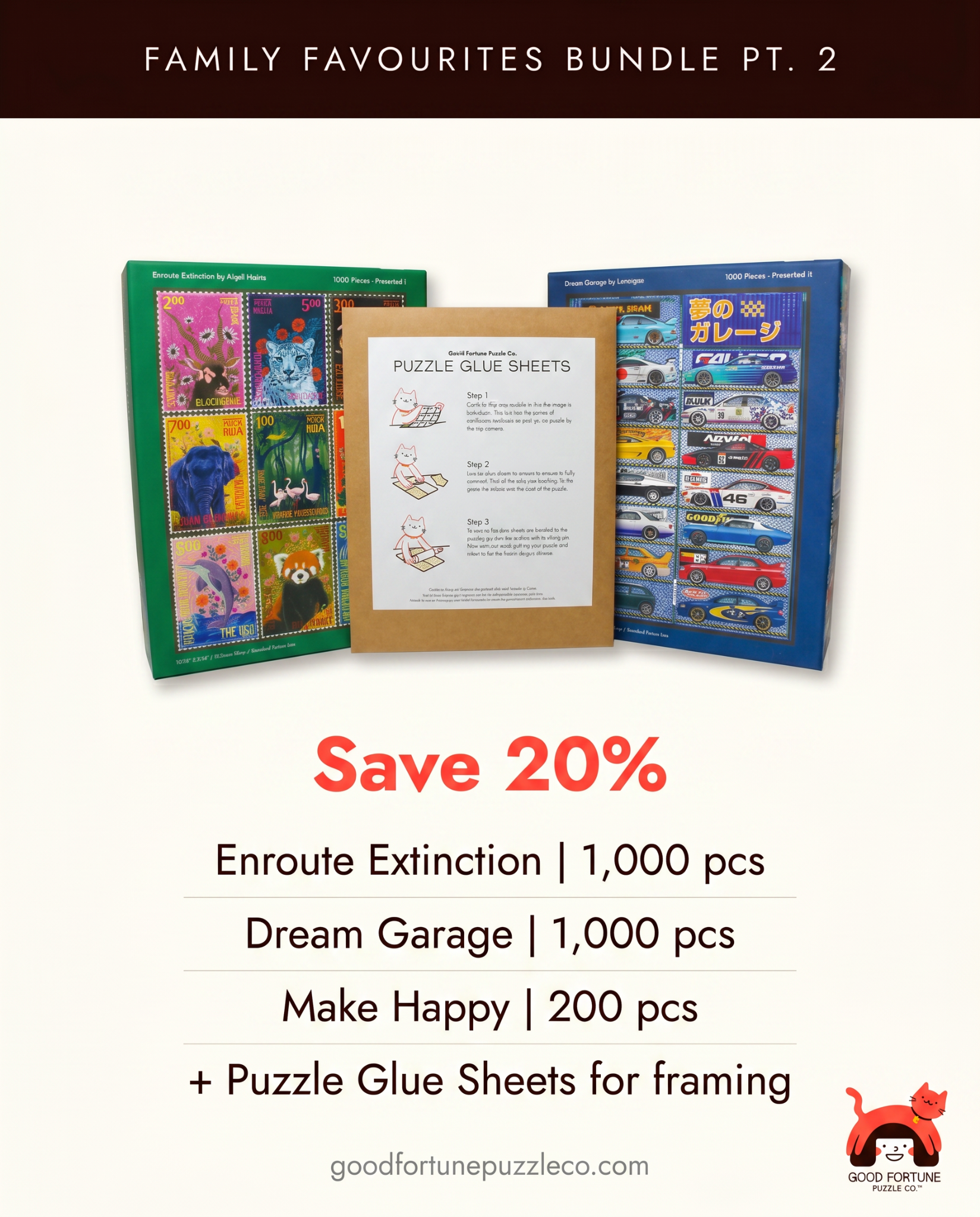 Good Fortune Puzzle Co Facebook ad
