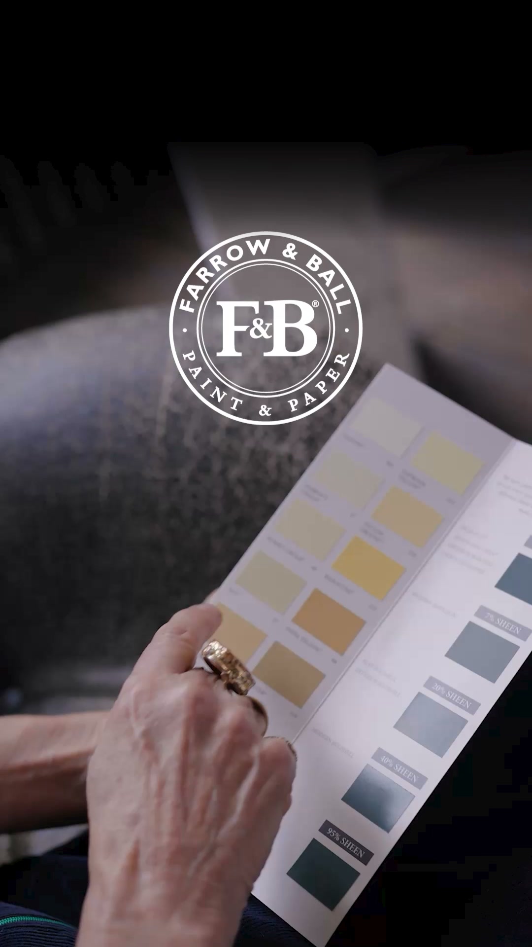B&Q Facebook ad: It all begins with a sample pot