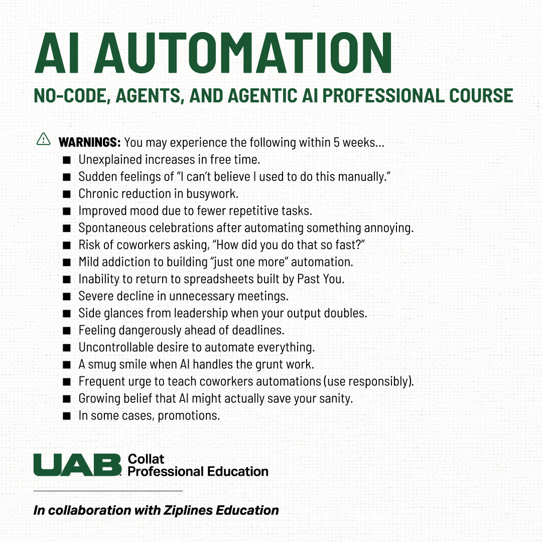 UAB Collat School of Business Facebook ad