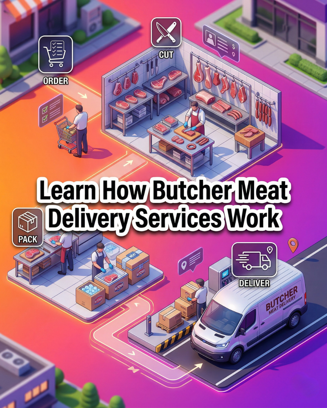 Simply Homely Facebook ad: Learn How Butcher Meat Delivery Services Work