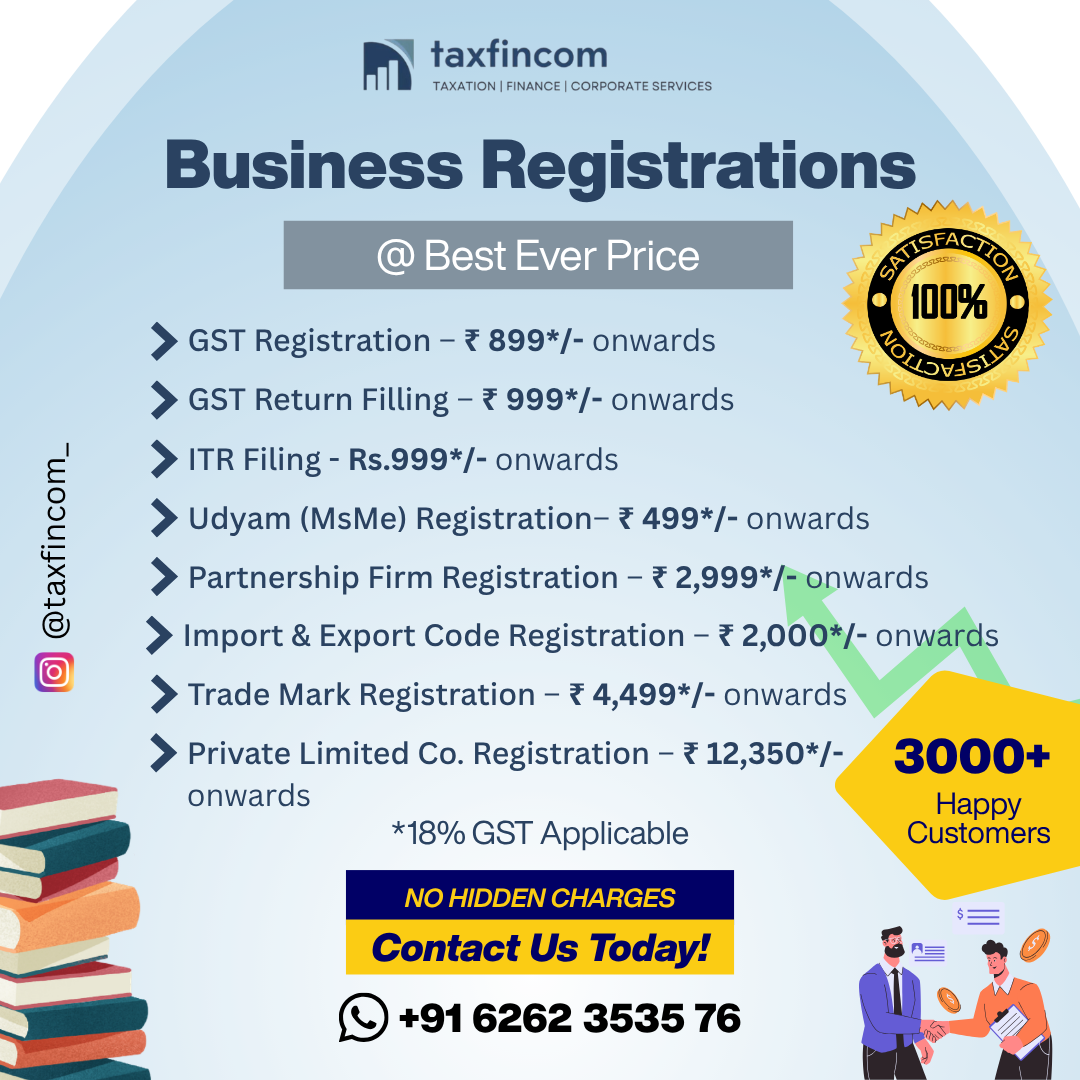 Taxfincom Facebook ad: Professional Business Registration Services