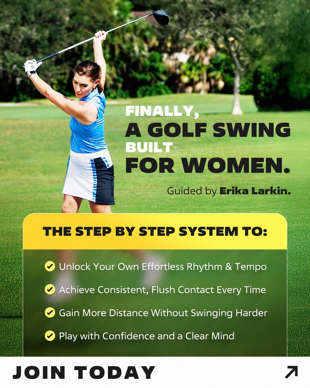 Performance Golf Facebook ad