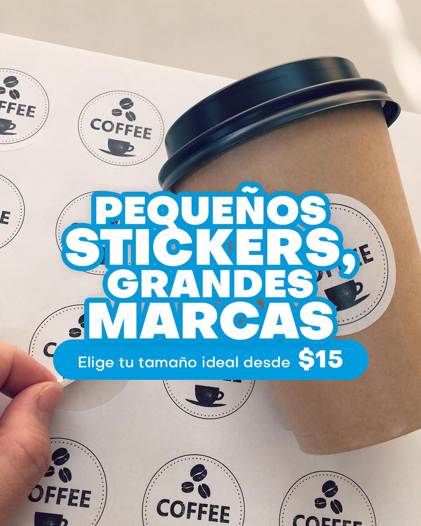 Más Que Impresiones Facebook ad: Un buen sticker no es un gasto… es…