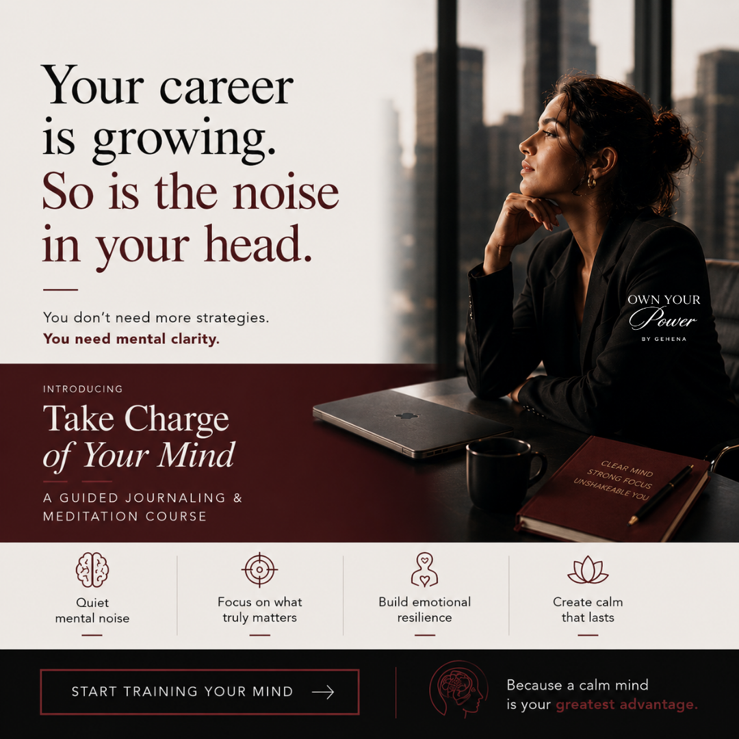Own Your Power Facebook ad: Go Deeper Into Your Mind