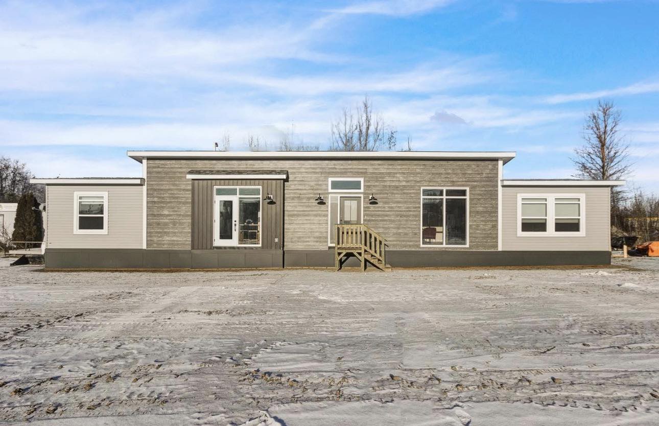 GREEN HOMES Quality Factory Built Homes Facebook ad: Beautiful Modern Show Home + Custom Homes Available!