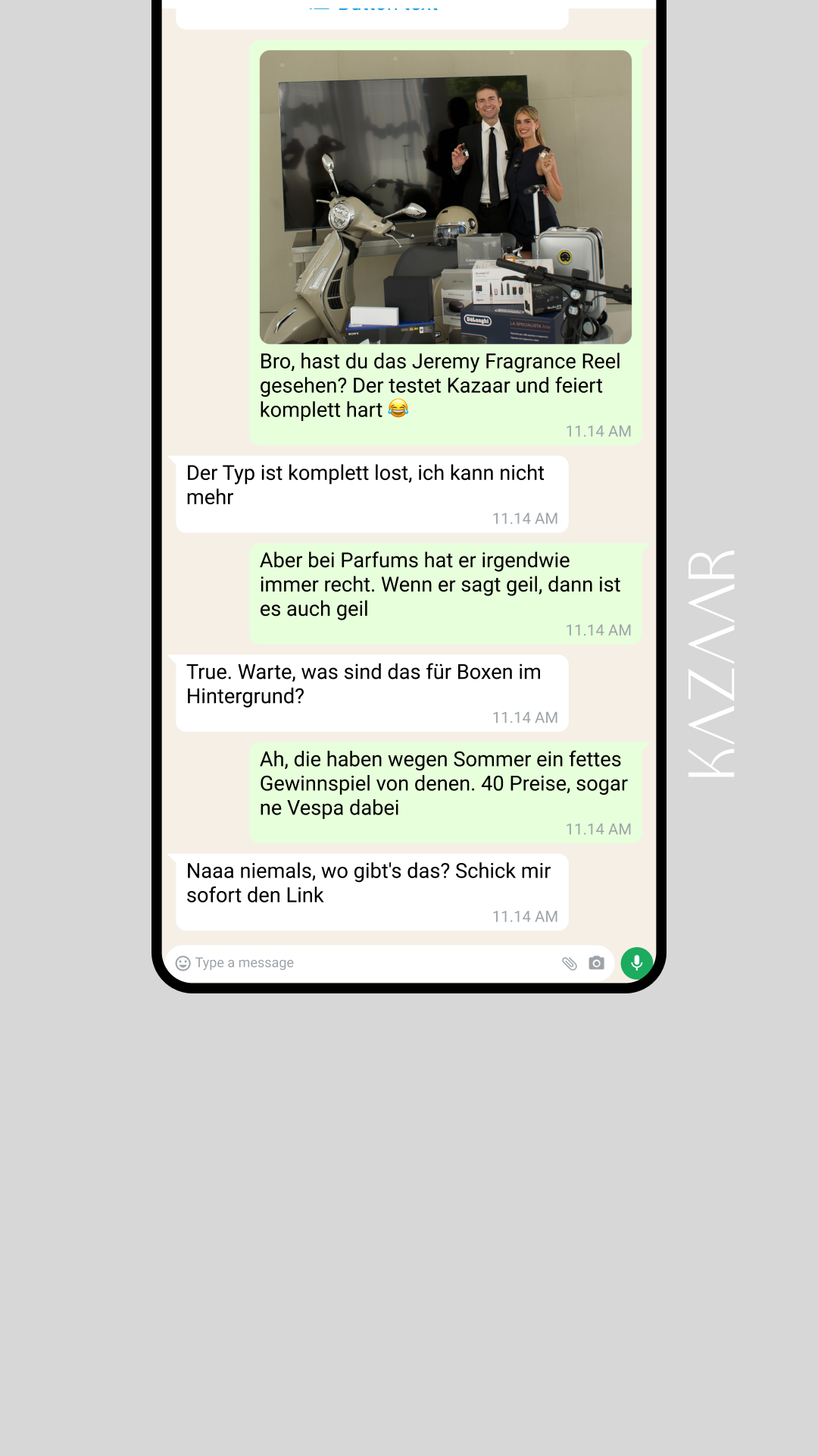 Kazaar Facebook ad