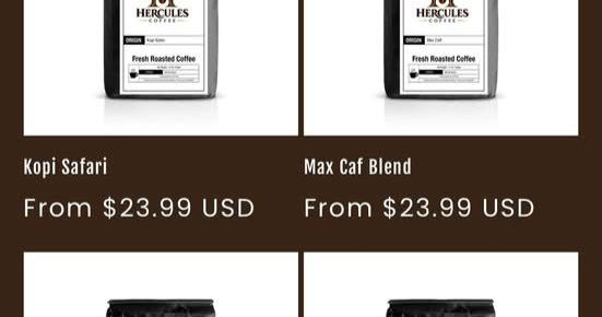 Hercules Coffees Facebook ad