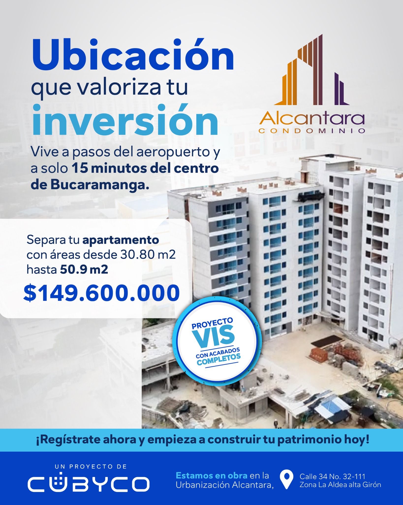 Cubyco Constructores S.A. Facebook ad from Mar 10, 2026