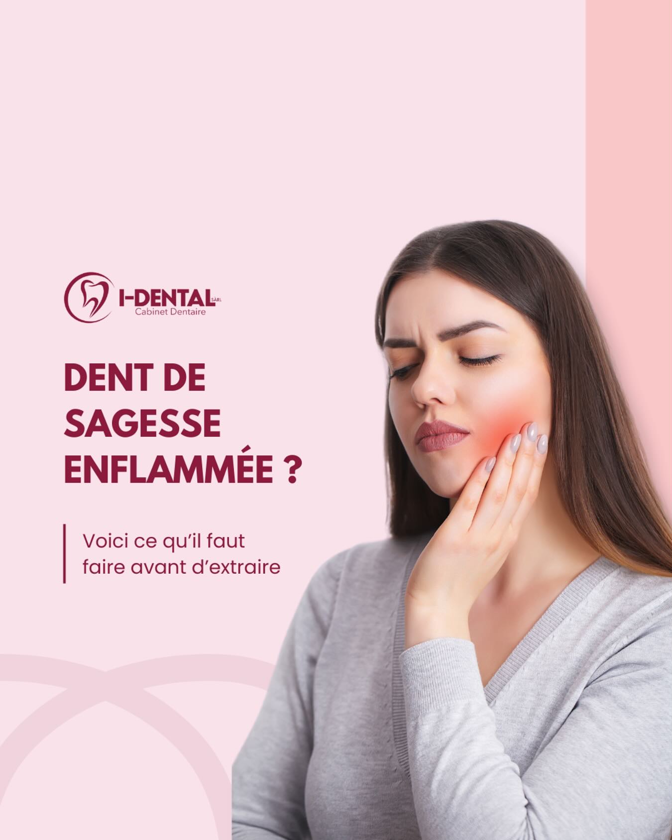 Idental.cabinetdentaire Facebook ad: La dent de sagesse est-elle gênante?