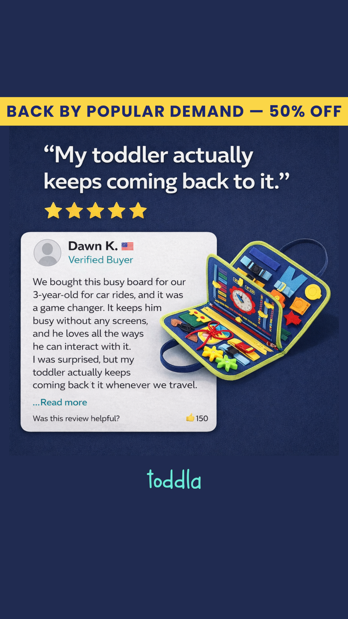 toddla.co Facebook ad