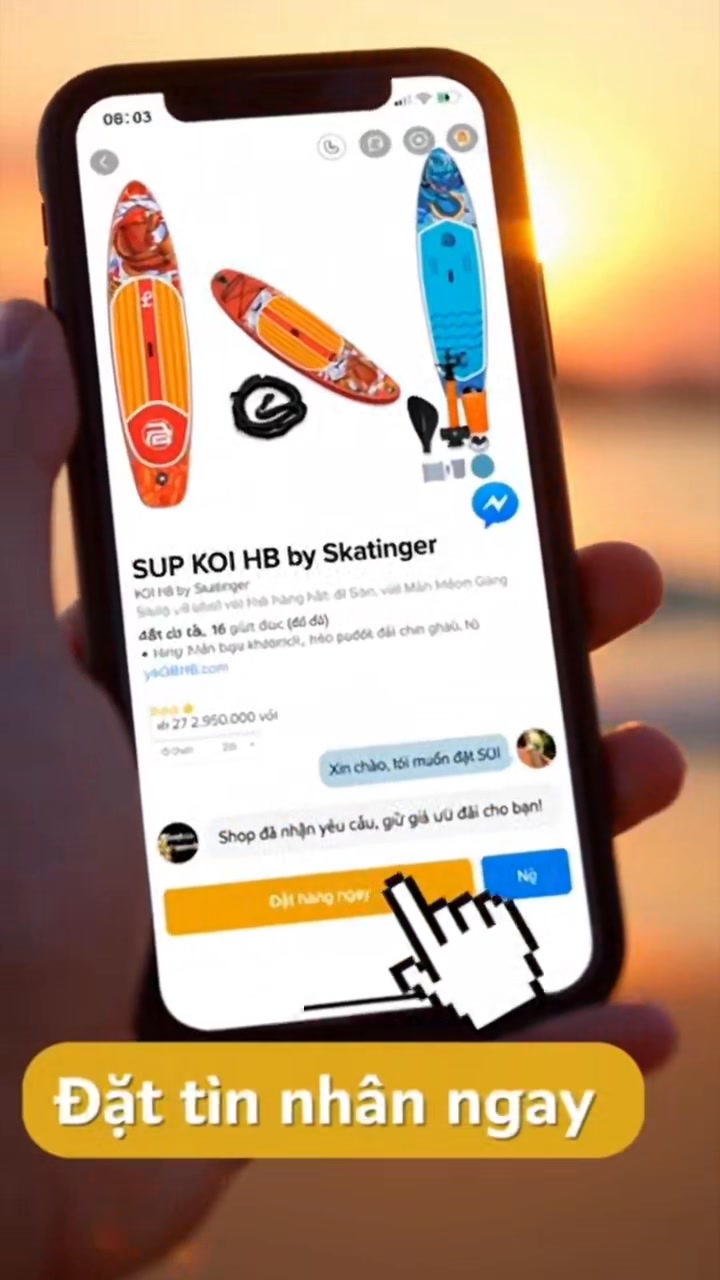 HUBI Vietnam - Phân Phối SUP Hơi Facebook ad: SUP KOI và Monkey xưa rồi…Đã có mẫu…