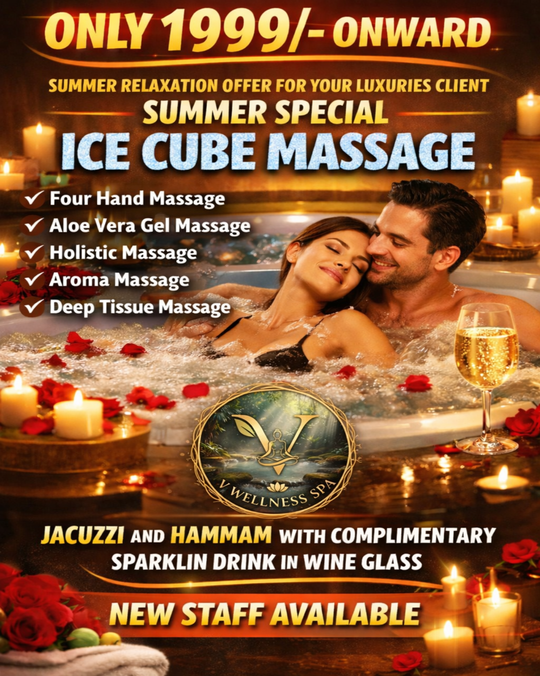 V wellness sanpada spa Facebook ad from Apr 8, 2026