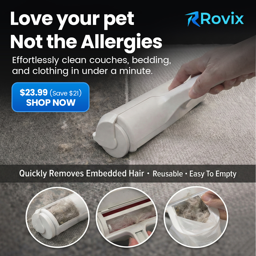 Rovix Facebook ad: Lift Stubborn Fur Fast