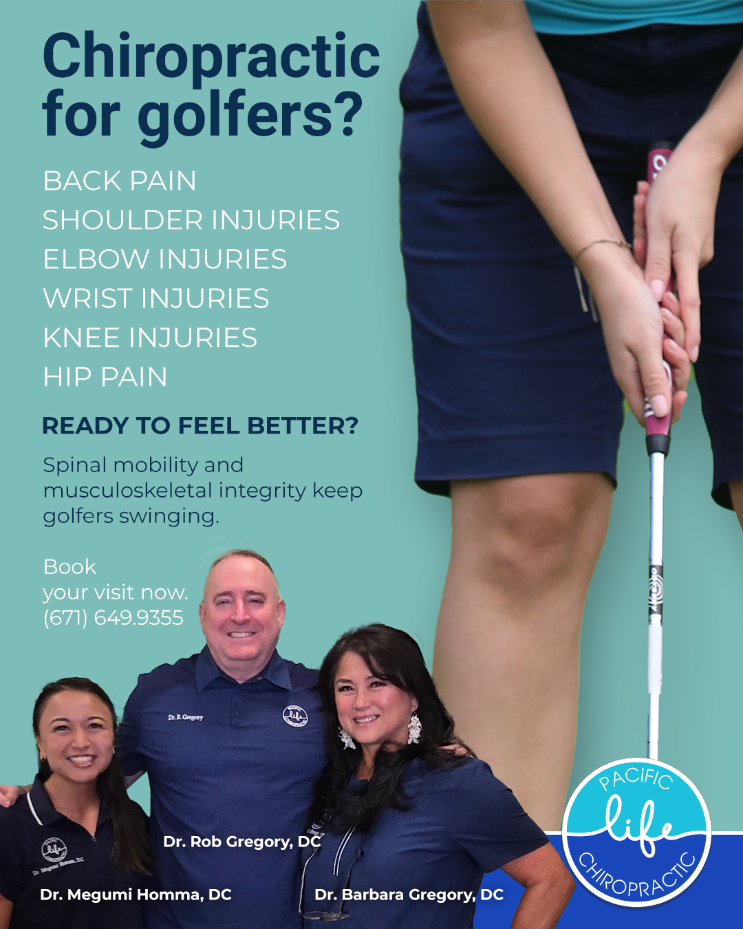Pacific Life Chiropractic Guam Facebook ad