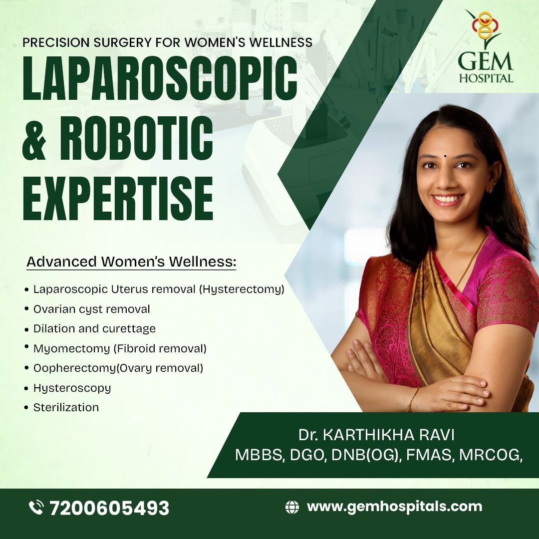 GEM Hospital Facebook ad: Advanced minimally invasive women’s surgeries by an…