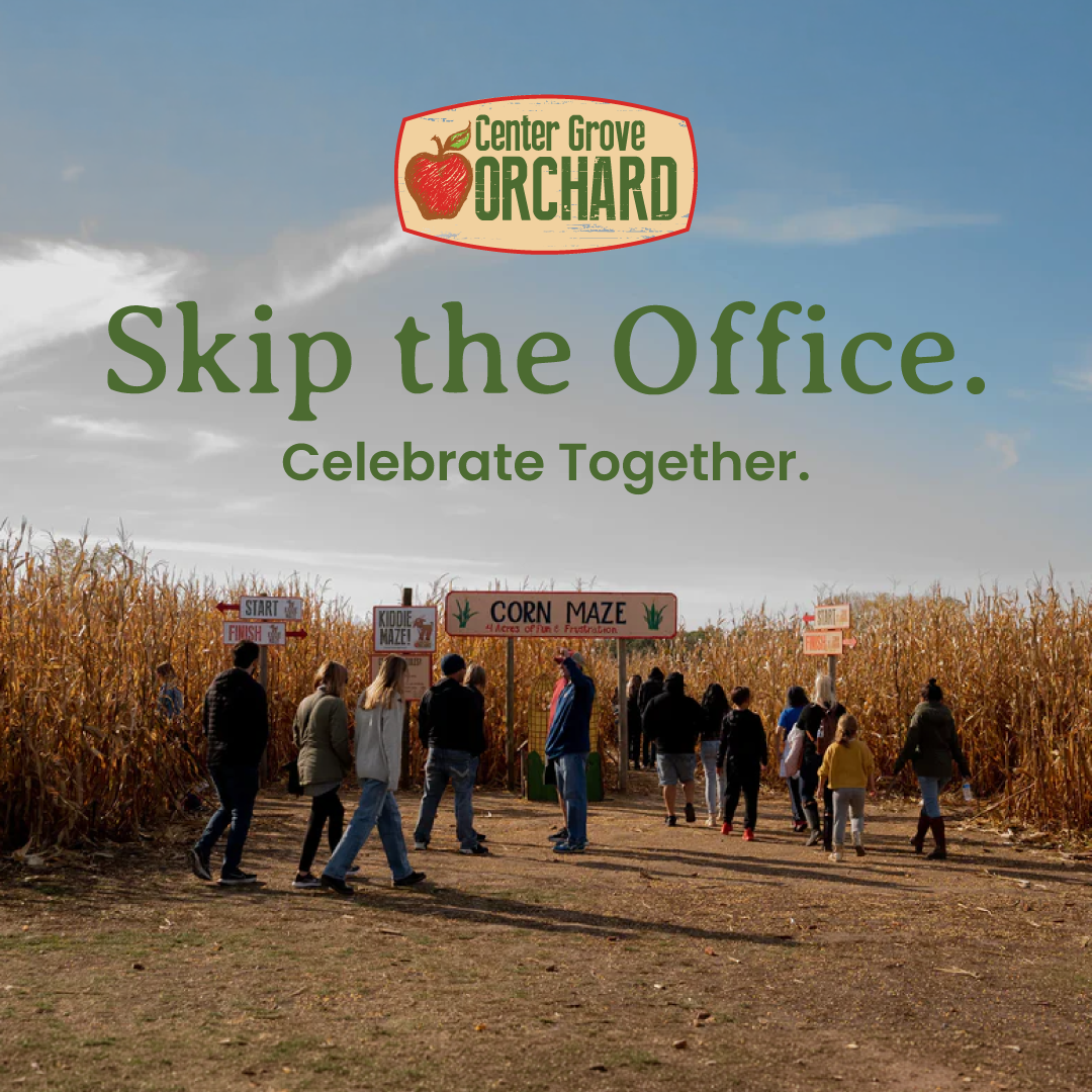 Center Grove Orchard Facebook ad: Your Team Deserves This