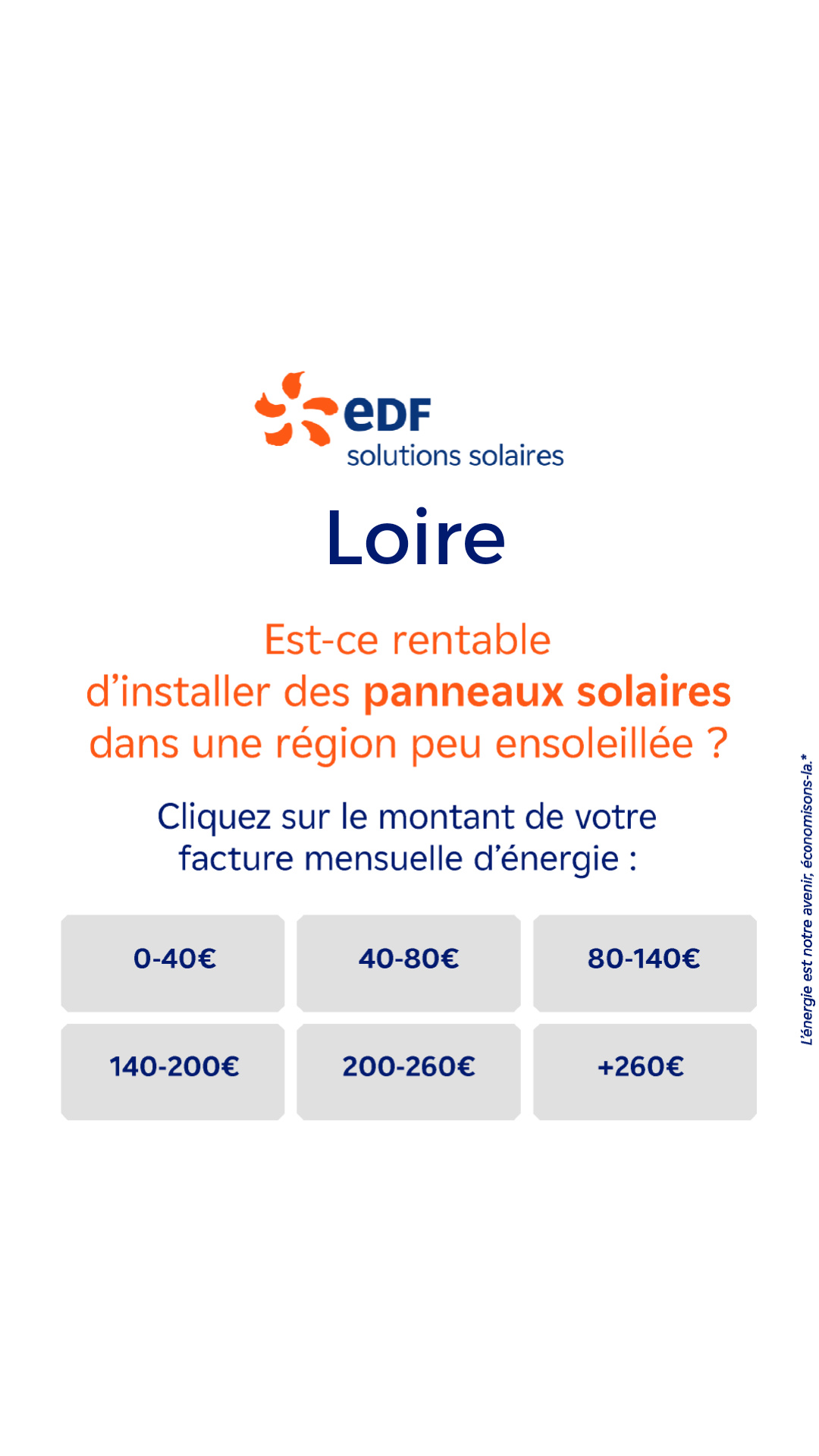 Mes offres EDF solutions solaires Facebook ad