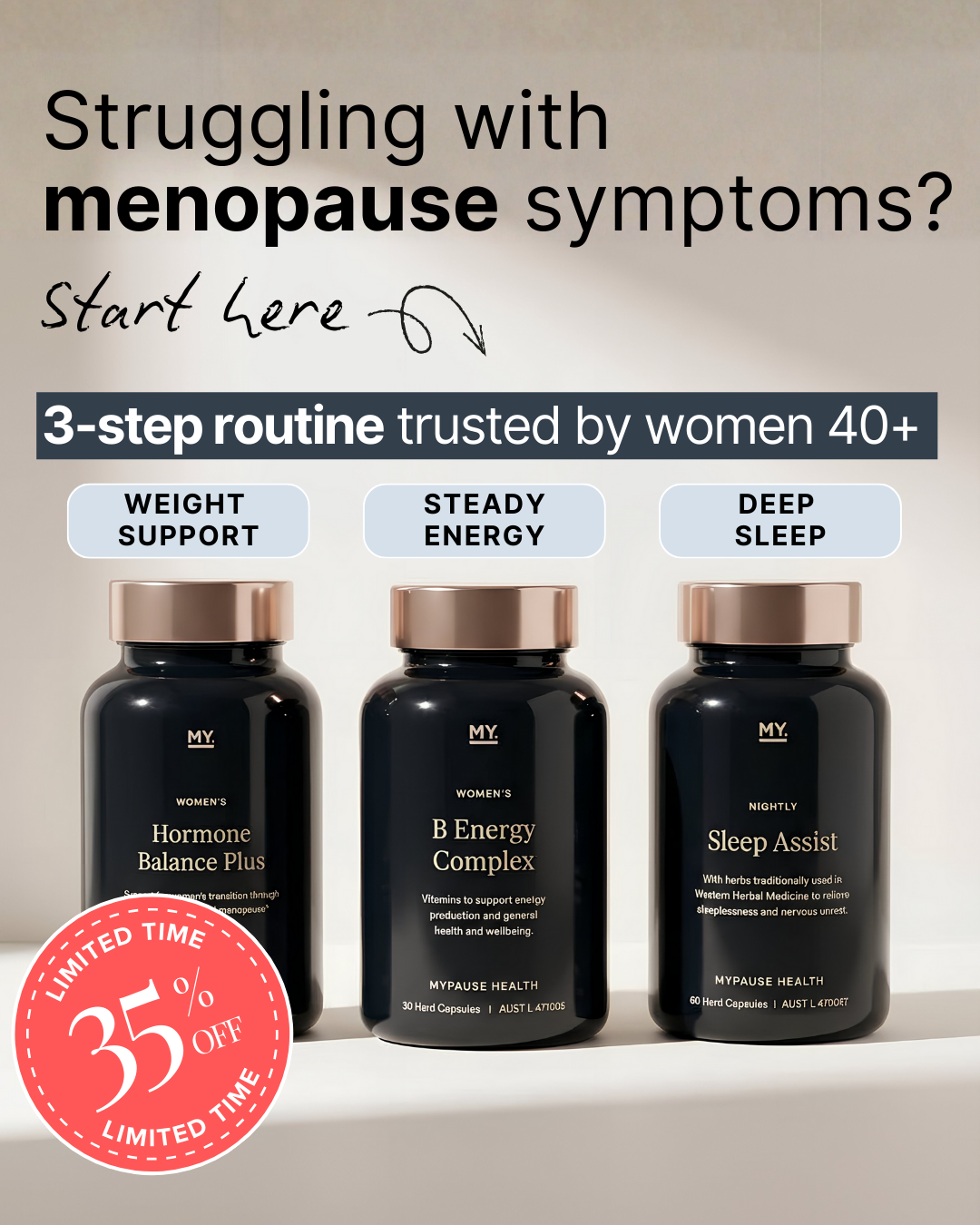 MyPause Health Facebook ad