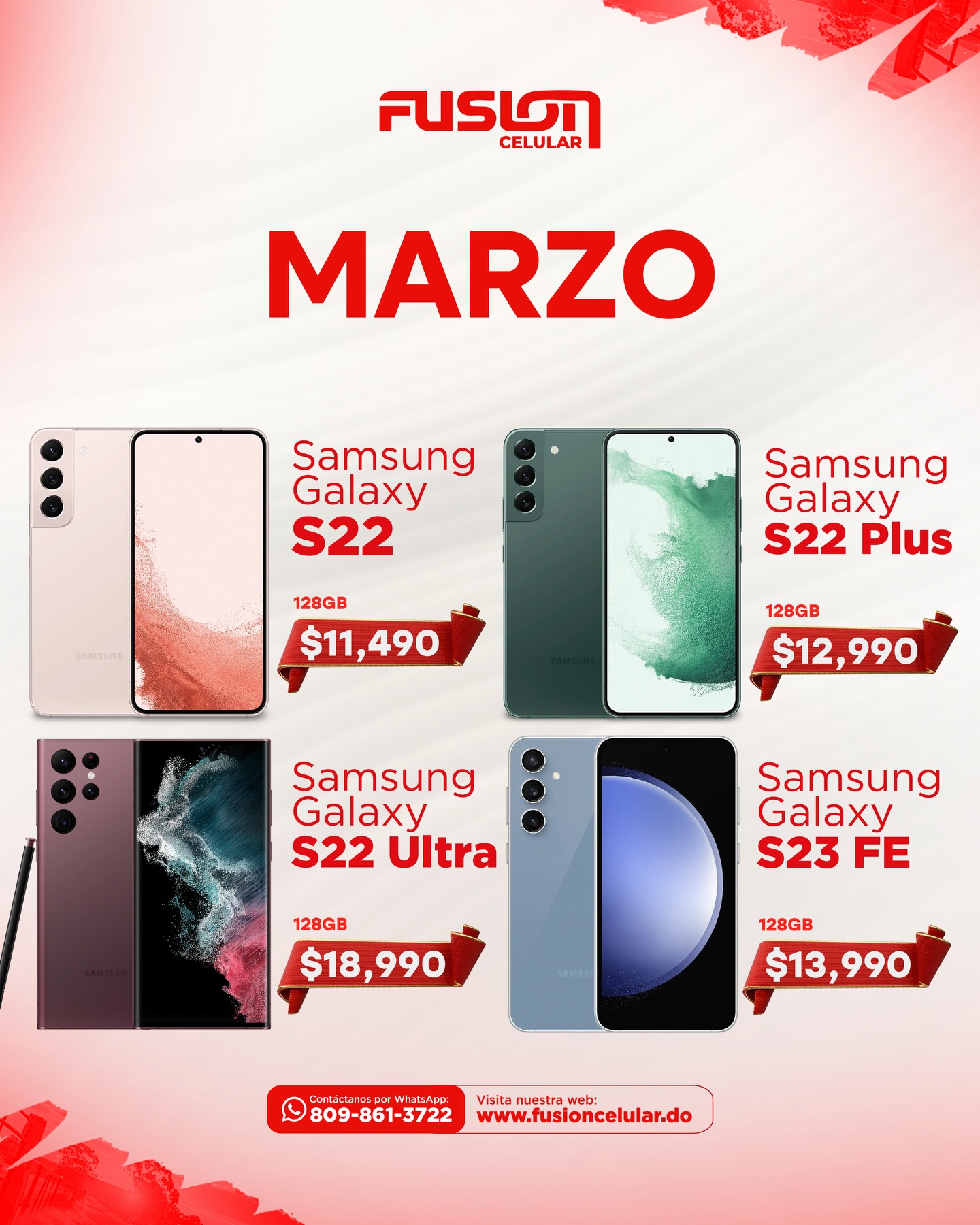 Fusion Celulares Facebook ad