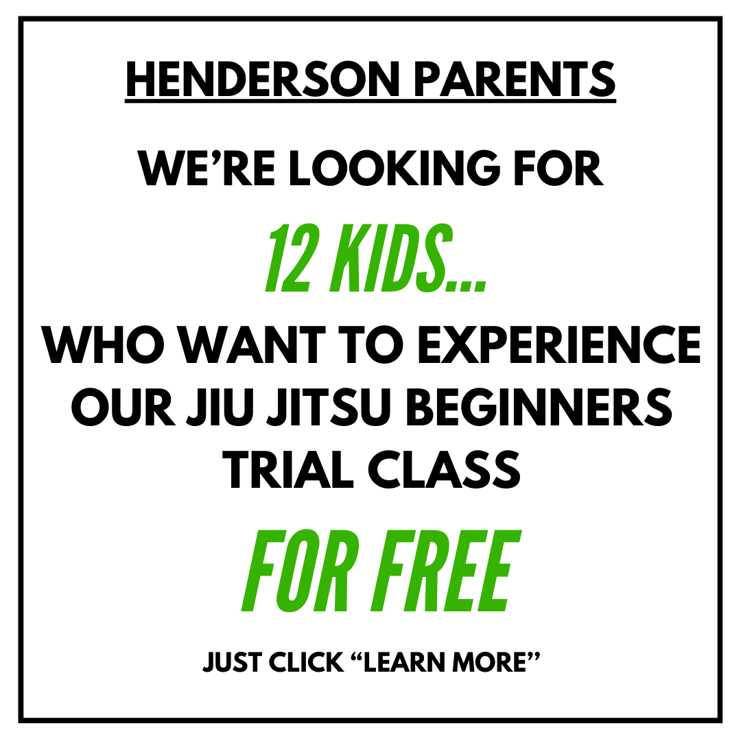 Gracie Humaita Henderson Facebook ad: FREE BJJ Class for KIDS