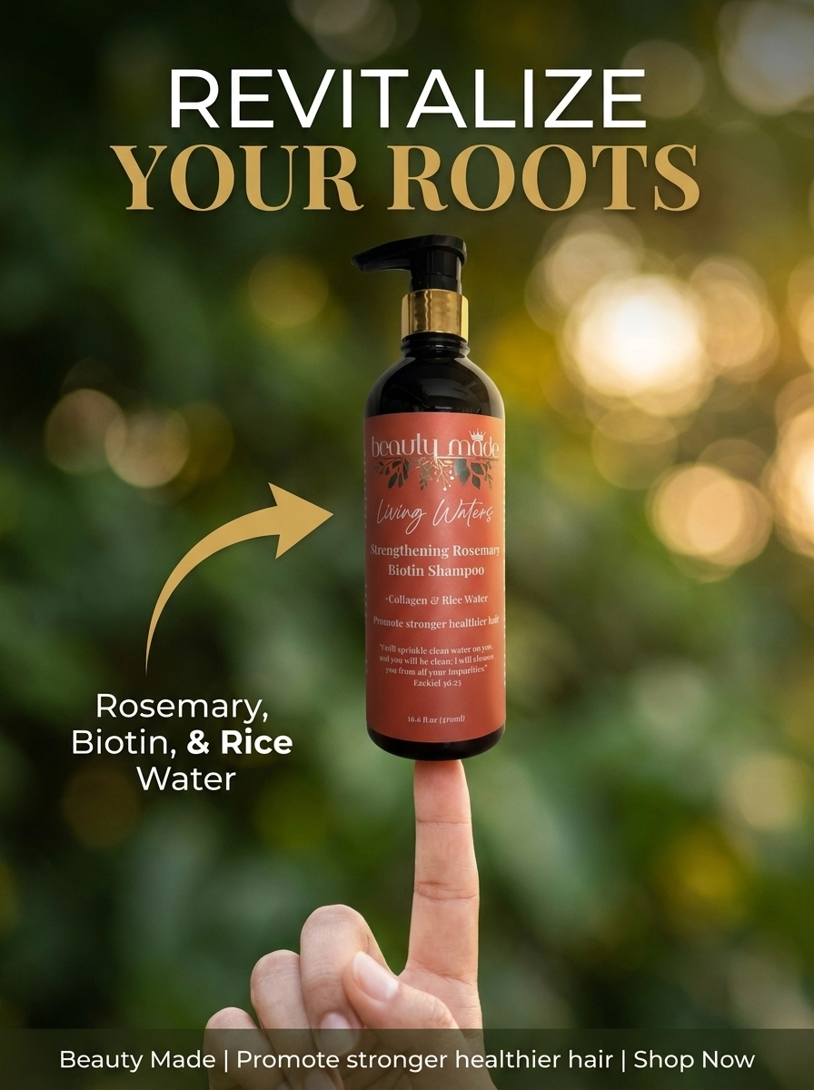 Beauty Made Facebook ad: Nobody told you haircare could be an act of worship.