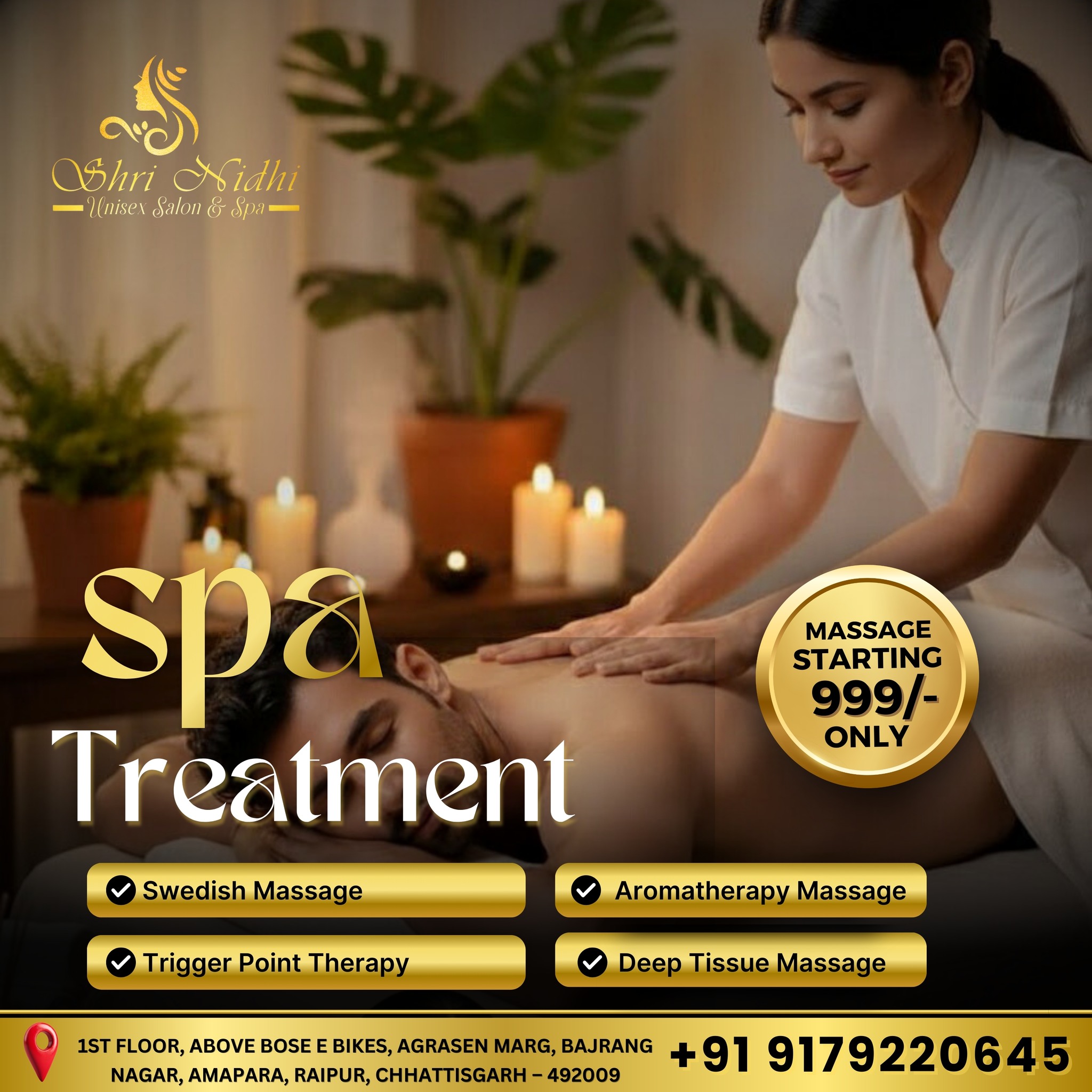 Shree Nidhi spa  Facebook ad