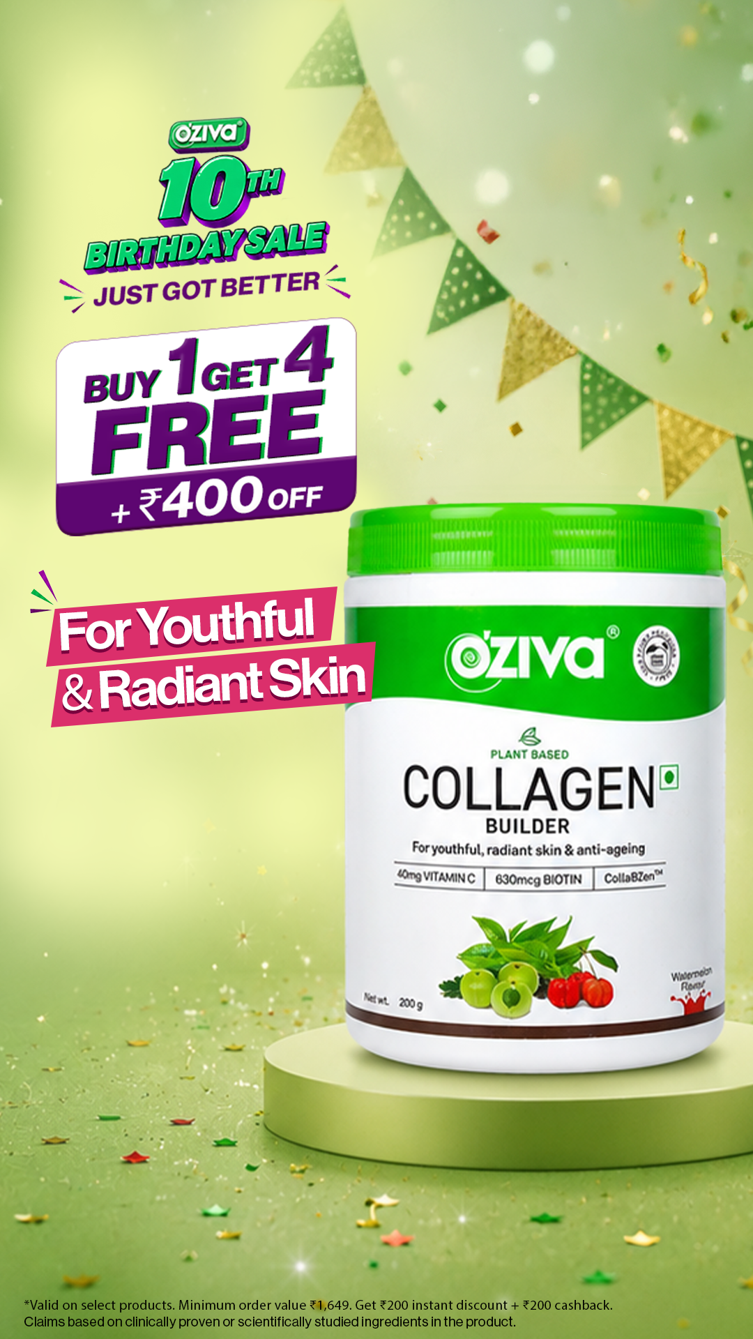 OZiva Facebook ad