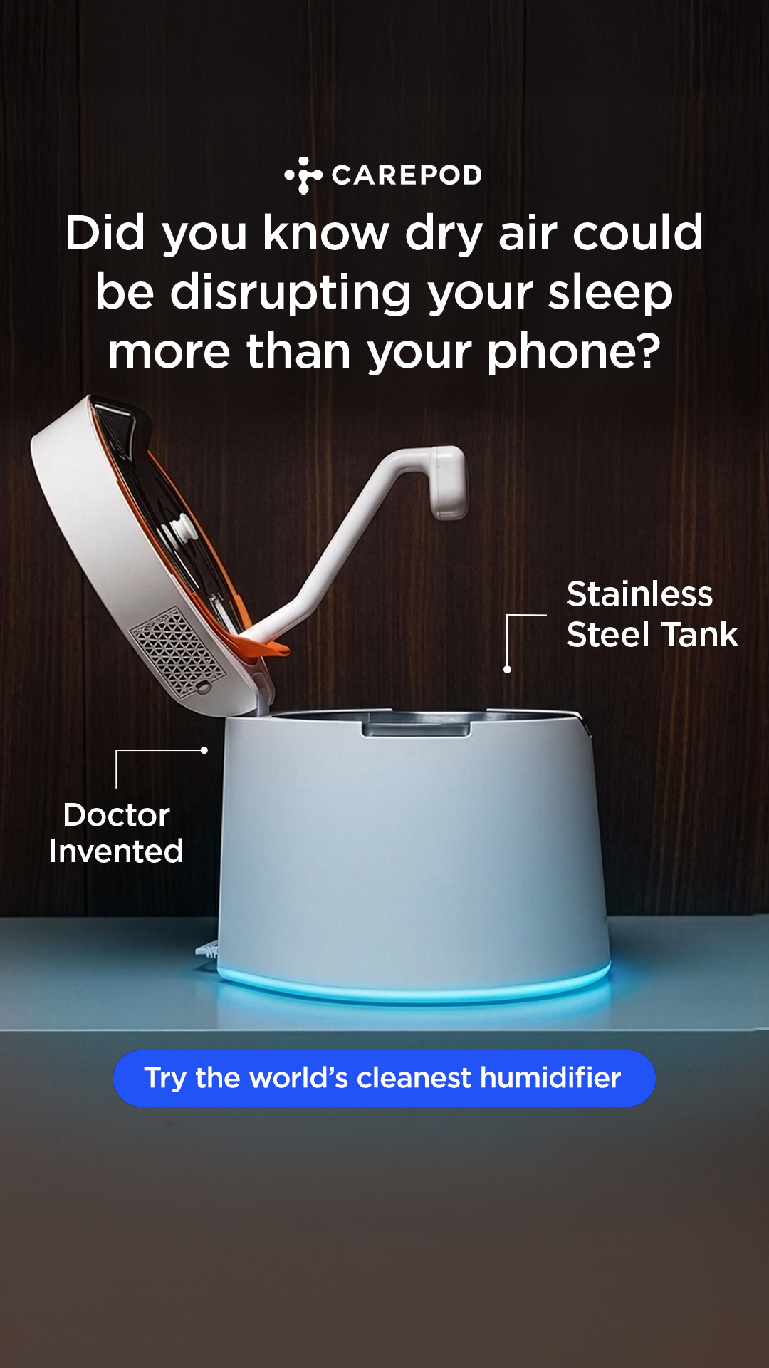 Carepod Facebook ad