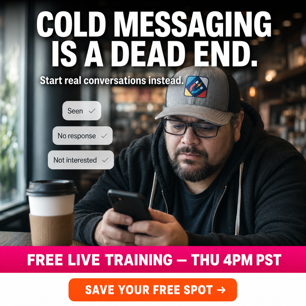 Attraction Marketing Facebook ad